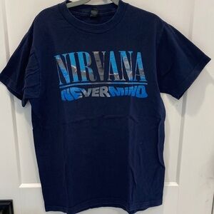 Navy Blue Nirvana Short Sleeve Tee